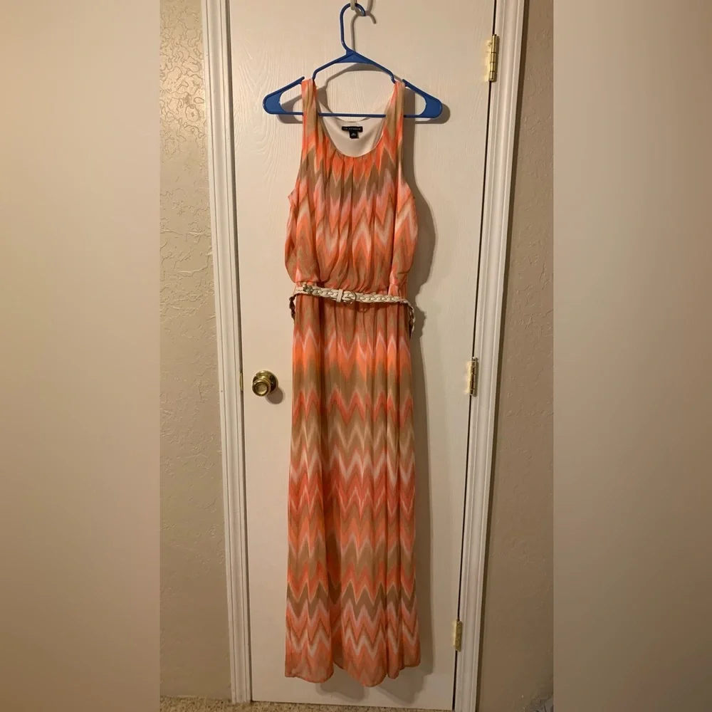I.N. Studio maxi dress with belt Size XL - Picture 1 of 2